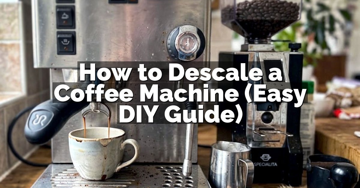 How to Descale a Coffee Machine (Easy DIY Guide)