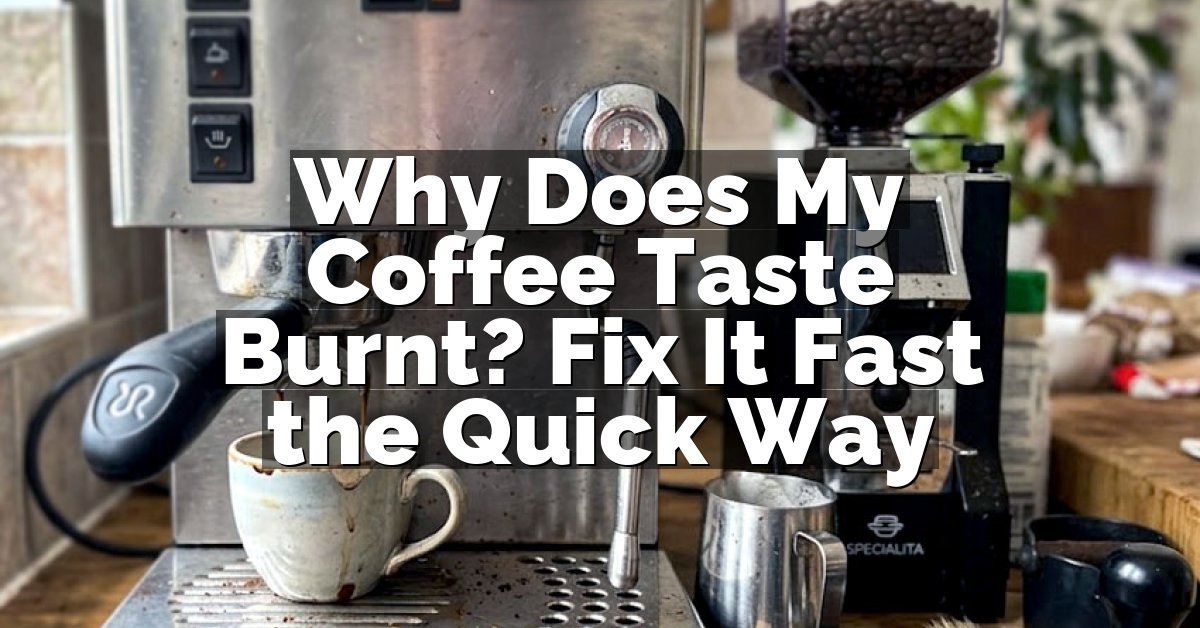 Why Does My Coffee Taste Burnt? Fix It Fast the Quick Way